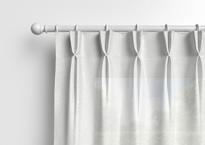 Gemstone Voile, White - Made to Measure Curtains - Image 11